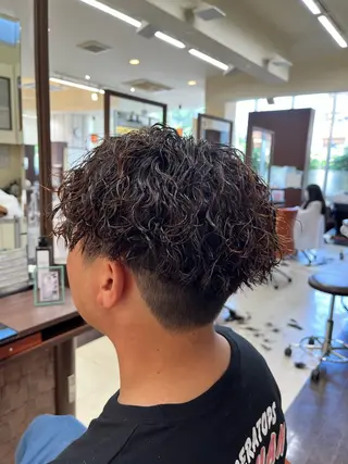 ショート パーマ メンズ 🧊メンズ特化🧊 高木航希のヘアスタイル