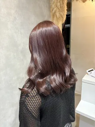 ロング カラー chic 米満 柚月のヘアスタイル