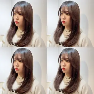 セミロング カラー ✨美髪改善 特化✨ユウヤ🇰🇷のヘアスタイル