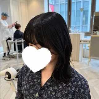 ミディアム レイヤーカット/ 艶カラー🌙Rinoのヘアスタイル
