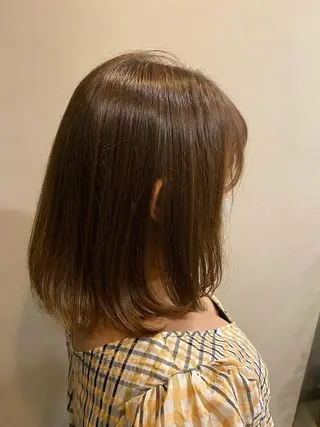 ショート ヘアアレンジ 金ウンス 髪質改善カラーのヘアスタイル