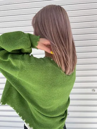 ミディアム 福山 晴香のヘアスタイル