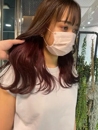 ロング カラー 韓国ヘア🦋 MIYUのヘアスタイル