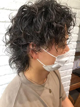 パーマ メンズ 🏆メンズ特化🥇 店長YUTOのヘアスタイル