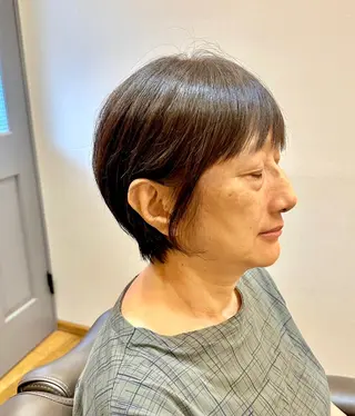 ショート 前田 加奈子のヘアスタイル