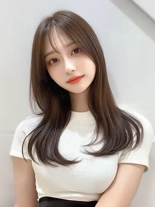 ロング カラー GiseL小倉 kotoneのヘアスタイル