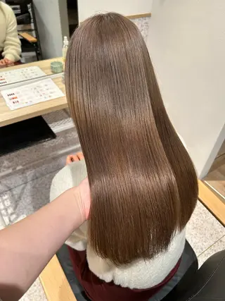 ロング カラー ヘアアレンジ トレンドレイヤー カット/mihoのヘアスタイル