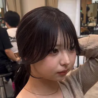 ミディアム 透明感カラー🌿/ 髪質改善カラー/カナのヘアスタイル