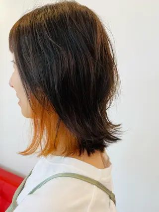 ミディアム PazRood 山下のヘアスタイル