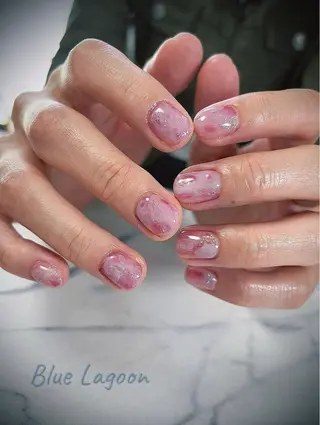 ネイル BlueLagoon 🩵 KUMIのネイルデザイン