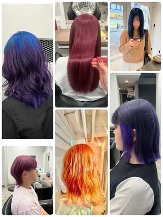 カラー ヘアアレンジ 🍓艶髪/艶カラー しんたに🌈のヘアスタイル