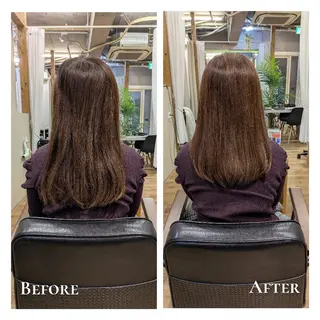 ロング カラー 有馬 葵のヘアスタイル