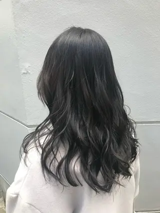 セミロング 韓国　縮毛矯正 髪質改善　木村のヘアスタイル