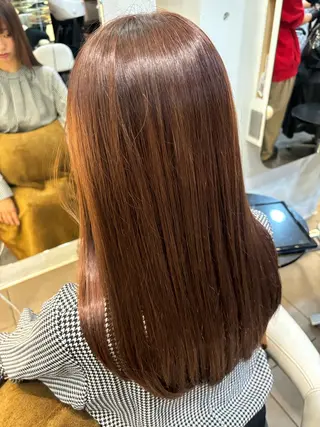 カラー サカウエ 透明感カラー🫧のヘアスタイル