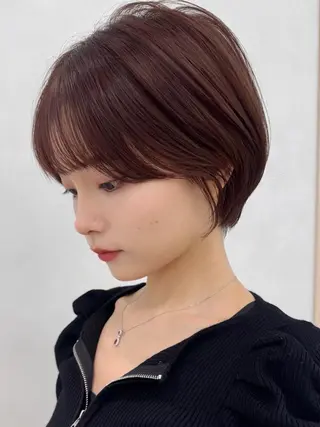 ショート カラー ショート✂️ボブ✂️ 💎Ash茗荷谷💎のヘアスタイル