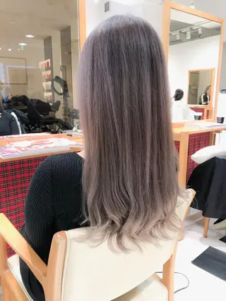 ロング カラー Days 透明感カラーのヘアスタイル