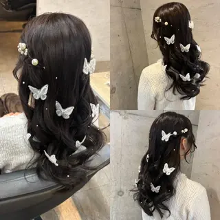ロング ヘアアレンジ 美髪× ヘアセット✨Araiのヘアスタイル