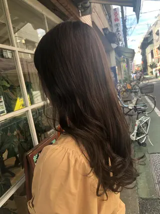 ロング カラー モテ艶カラー 🎖さえきはるかのヘアスタイル