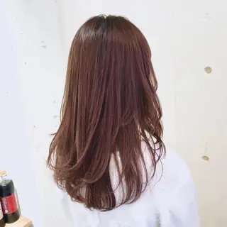 セミロング カラー パーマ ヘアアレンジ 【ツヤ髪美容師】 ツダケイスケのヘアスタイル