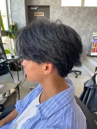 ショート カラー メンズ 青野 有雅のヘアスタイル