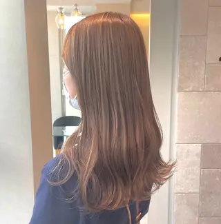 ロング カラー 🌈コテ巻き風パーマ LOHASせいな🌈のヘアスタイル