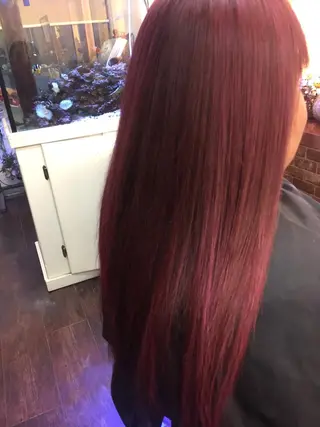 ロング カラー 桧山 真のヘアスタイル