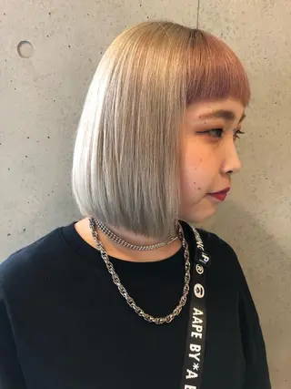 カラー 松本 明日可のヘアスタイル