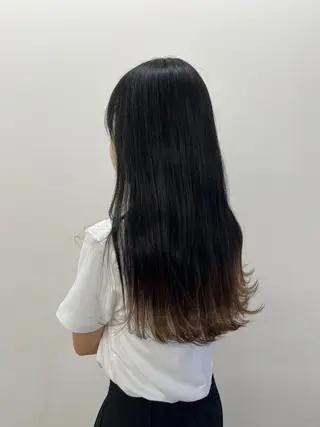 ロング カラー 韓国好き🇰🇷 美容師MIKUのヘアスタイル