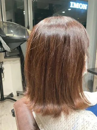 ミディアム カラー 浅野 順一のヘアスタイル