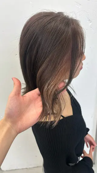 ミディアム カラー 🐶ひかる🐶 JILLSTUDIOのヘアスタイル