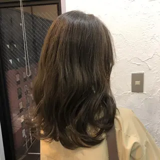 ミディアム カラー ベイリコルド　アトリ 店長　宮城一真のヘアスタイル