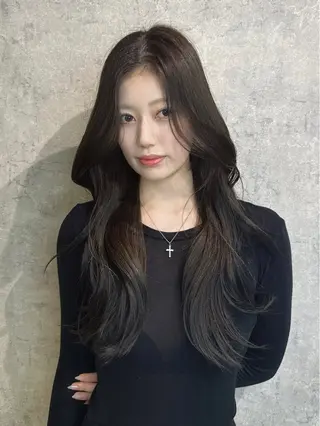 ロング トレンド韓国レイヤー 🇰🇷のんのヘアスタイル