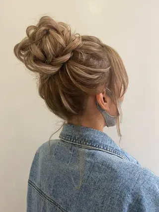 ヘアアレンジ 💫お呼ばれヘア💫 men's✨ともえ✨のヘアスタイル