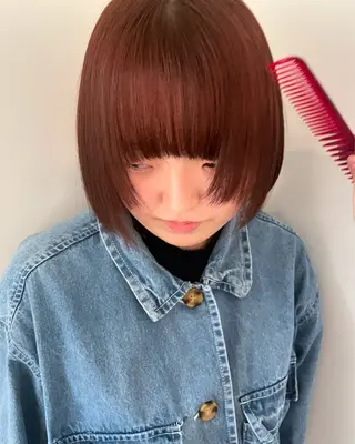 ショート カラー ブリーチモデル/ カットモデル/Riaのヘアスタイル