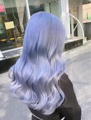 ロング カラー パーマ ヘアアレンジ メンズ キッズ ネイル マツエク・マツパ アイブロウ ハイトーンNo.1 👩🏼NaGiSaのヘアスタイル