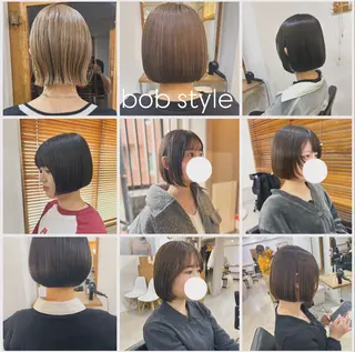 ショート 新宿×扱いやすいボブ /ボブ専門TAMEのヘアスタイル