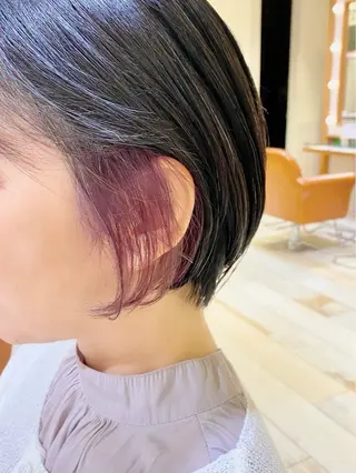 ショート 🌸小島友梨香🌸 ブリーチカラーのヘアスタイル