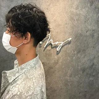 パーマ メンズ Noyヨシモト ヒロトのヘアスタイル