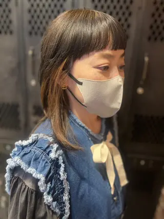 カラー 久木原 ゆりのヘアスタイル