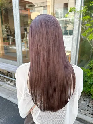 ロング カラー 【縮毛矯正/カラー】 今野寛己のヘアスタイル
