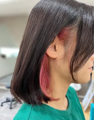 ミディアム カラー (kakko) ayumiのヘアスタイル