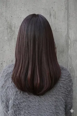 ミディアム 透明感カラー🐾 Riona🎀のヘアスタイル