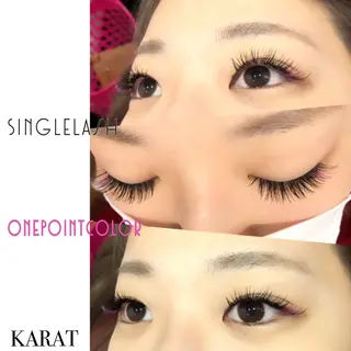 マツエク・マツパ ★KAEDE★伊勢崎 【KARAT】のマツエク・マツパデザイン