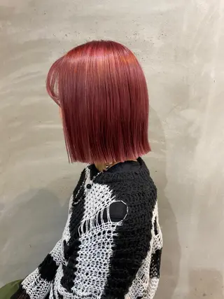 ショート カラー ari/ヘアセット レイヤーカット✂︎のヘアスタイル