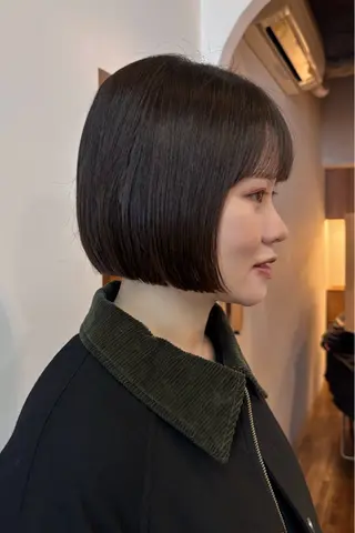 ショート ウシロダ メグミ ／ボブ／透明感カラーのヘアスタイル