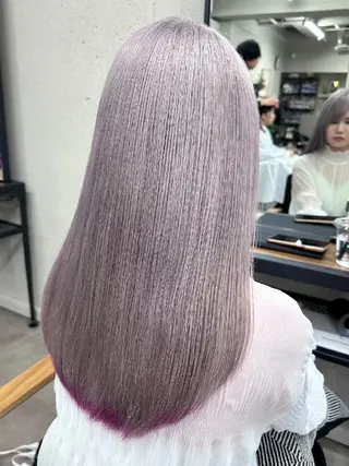 ロング カラー IPPO アカデミーのヘアスタイル
