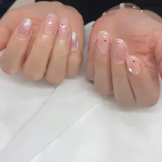 ネイル パラジェルネイル 大人可愛/シンプルのネイルデザイン