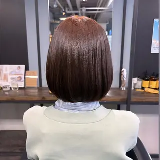 カラー 韓国カラー/縮毛矯正 /レイヤー🫧ユイカのヘアスタイル