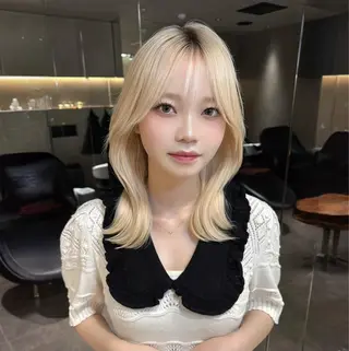 セミロング 池袋/暖色カラー/ レイヤー/YUKAのヘアスタイル