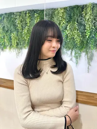 セミロング レイヤー/顔まわり /亀戸錦糸町/なつきのヘアスタイル